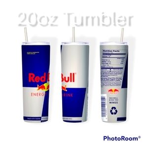 20oz RedBull stainless steel tumbler